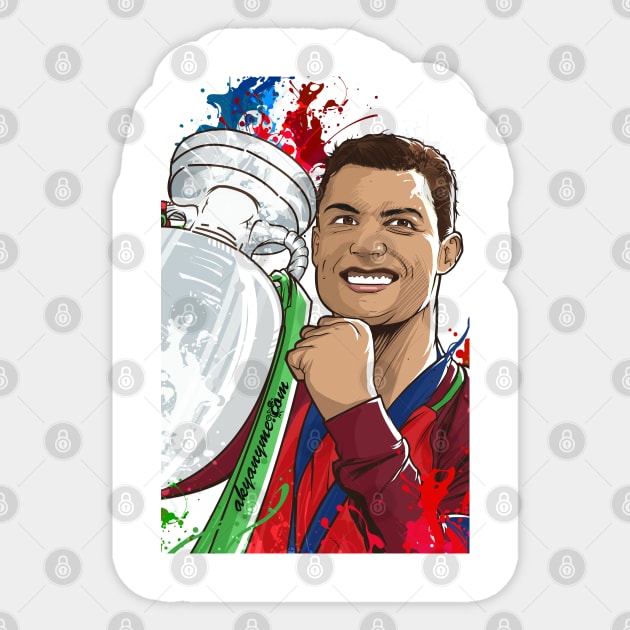 Portugal Campeoes da Europa Sticker by akyanyme